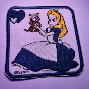 Alice in wonderland Disney iron on patch